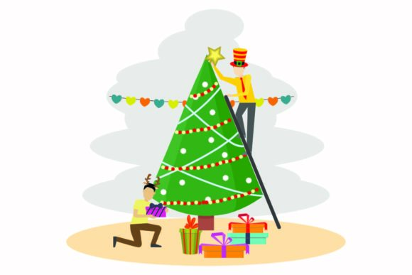 Christmas Decorative Celebrations Vector: Graphics and Illustrations for Content Publishing
