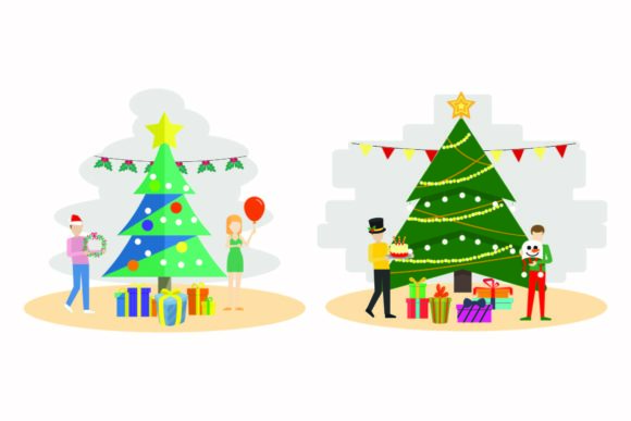 Christmas Party Illustration Graphics