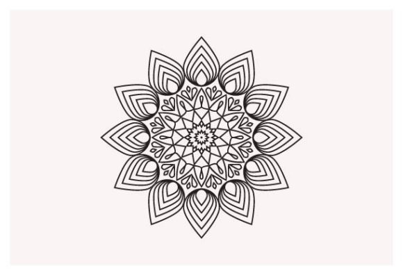 Circular Pattern Mandala Decorative Graphics