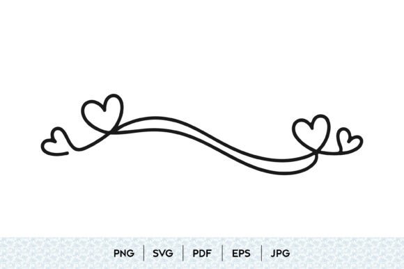 Heart One Line Art SVG: Graphics for Creative Selling