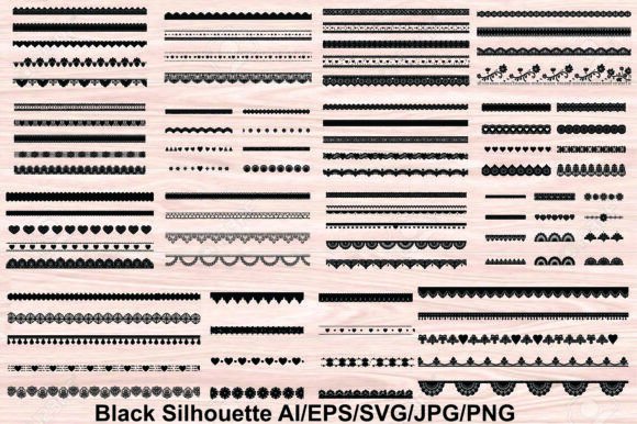 Lace Pattern, Classic Lace Borders Graphics