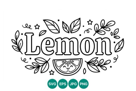 Lemon Line Art: Graphics for Playful Branding