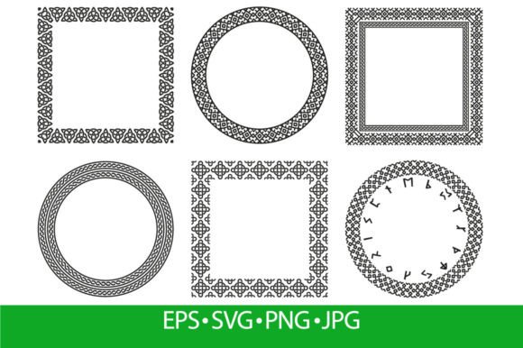 Nordic Rune Frames: Graphics for Scandinavian Branding