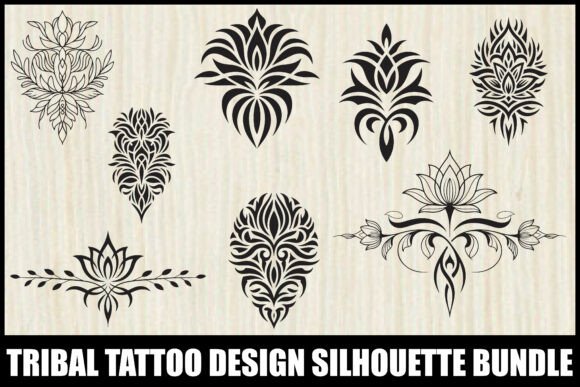 Tribal Tattoo Vector Design Bundle